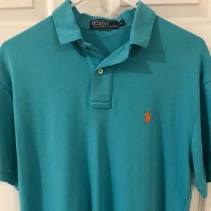 Aqua Blue Ralph Lauren Polo